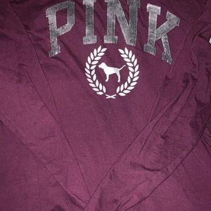 VS PINK BLING CAMPUS TEES